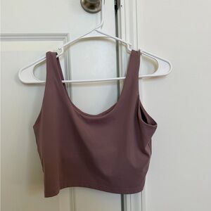 Women's Mauve Crop Top